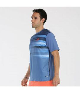 CAMISETA M/CORTA BULLPADEL MILAN AZUL ACERO 007