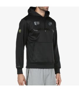 SUDADERA BULLPADEL LARDO NEGRO 005 2023