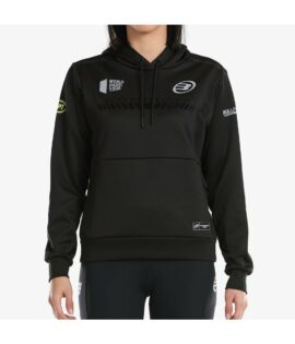 SUDADERA BULLPADEL LESTE NEGRA 005 2023