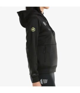 SUDADERA BULLPADEL LESTE NEGRA 005 2023