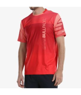 CAMISETA BULLPADEL NAURU CEREZA 2023