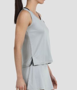 CAMISETA DILES GRIS PERLA TEJ. BICOLOR 2024