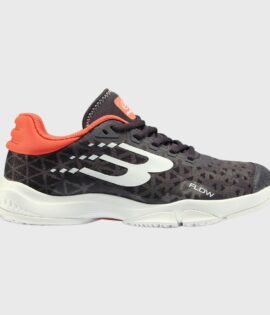 ZAPATILLAS BULLPADEL FLOW 24I GRIS OSCURO NARANJA