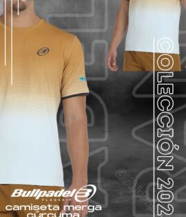 CAMISETA BULLPADEL MERGA 432 CURCUMA