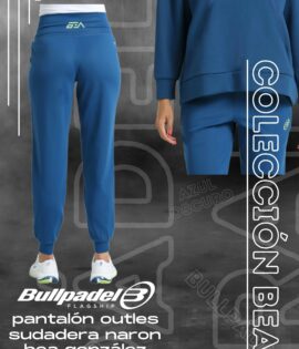 PANTALON BULLPADEL OUTLES BEA GONZALEZ 067 AZUL OSCURO