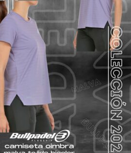 CAMISETA BULLPADEL OIMBRA 225 MALVA TJ.BICOLOR