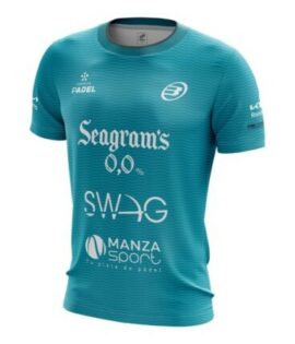 MEIRA PN JR TURQUESA CAMISETA BULLPADEL JUNIOR