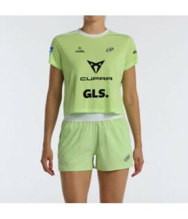 CAMISETA BULLPADEL BILMA BEA GONZALEZ 058 VERDE MANZANA