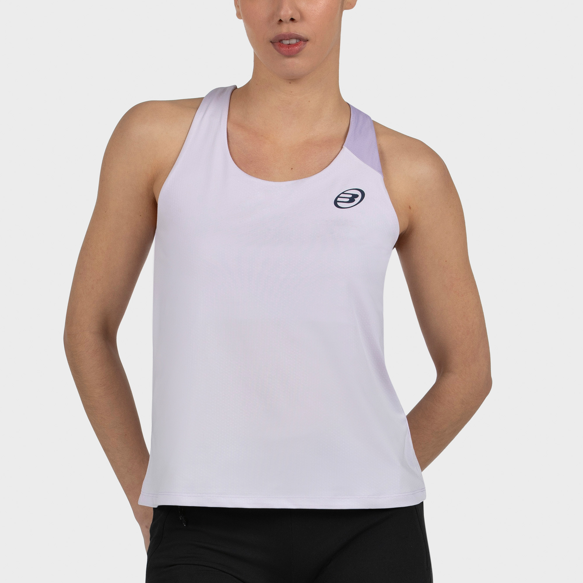 PADO 027 LILA PASTEL CAMISETA BULLPADEL