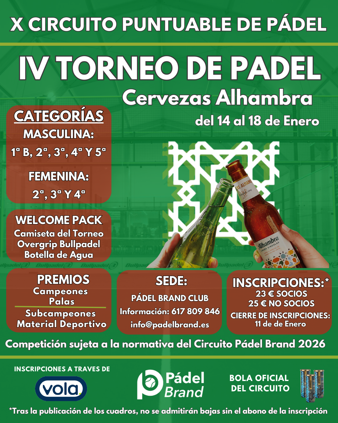 1ª Prueba del  X Circuito Bullpadel - Hyundai Permotor