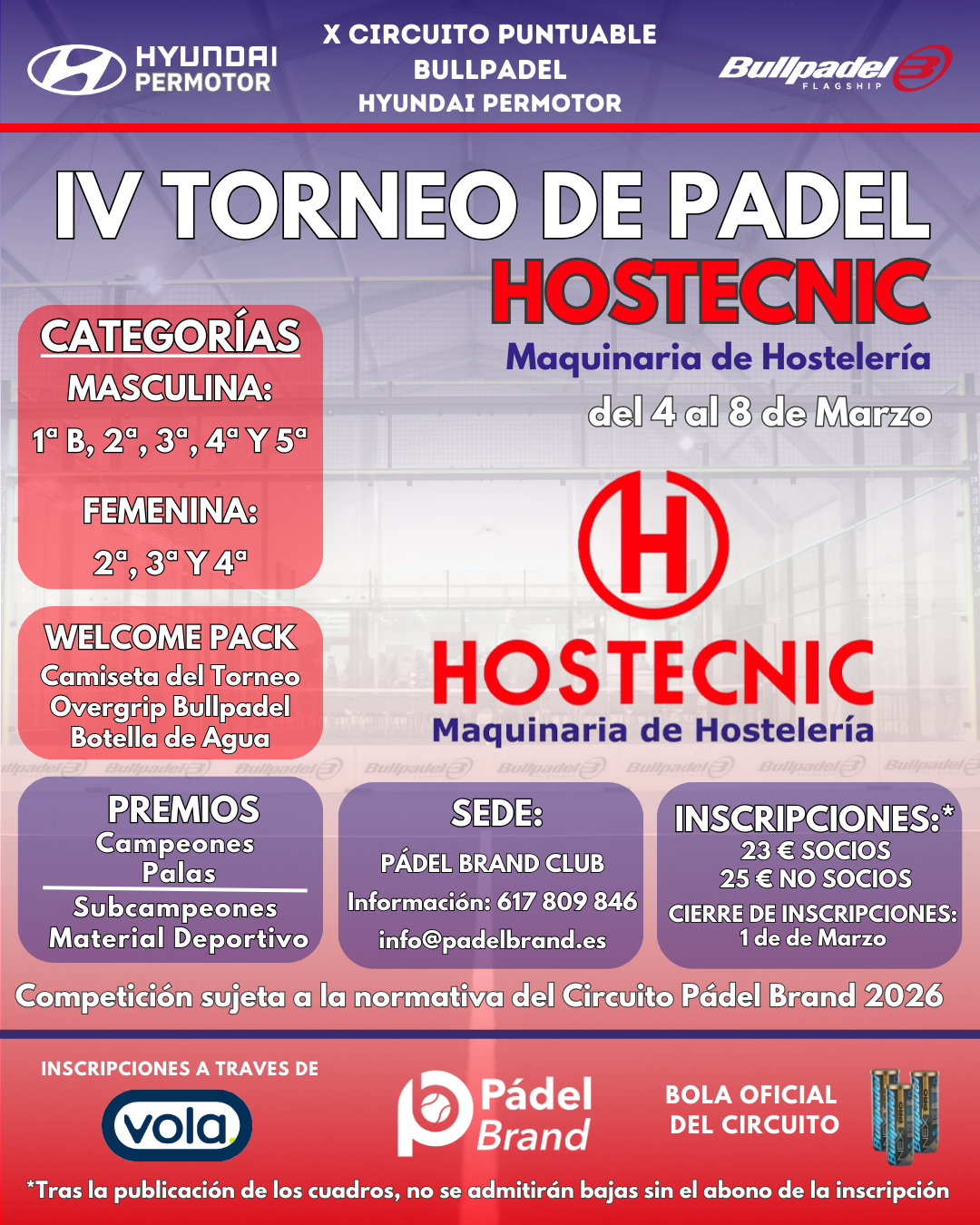 3ª Prueba  X Circuito Bullpadel - Hyundai Permotor