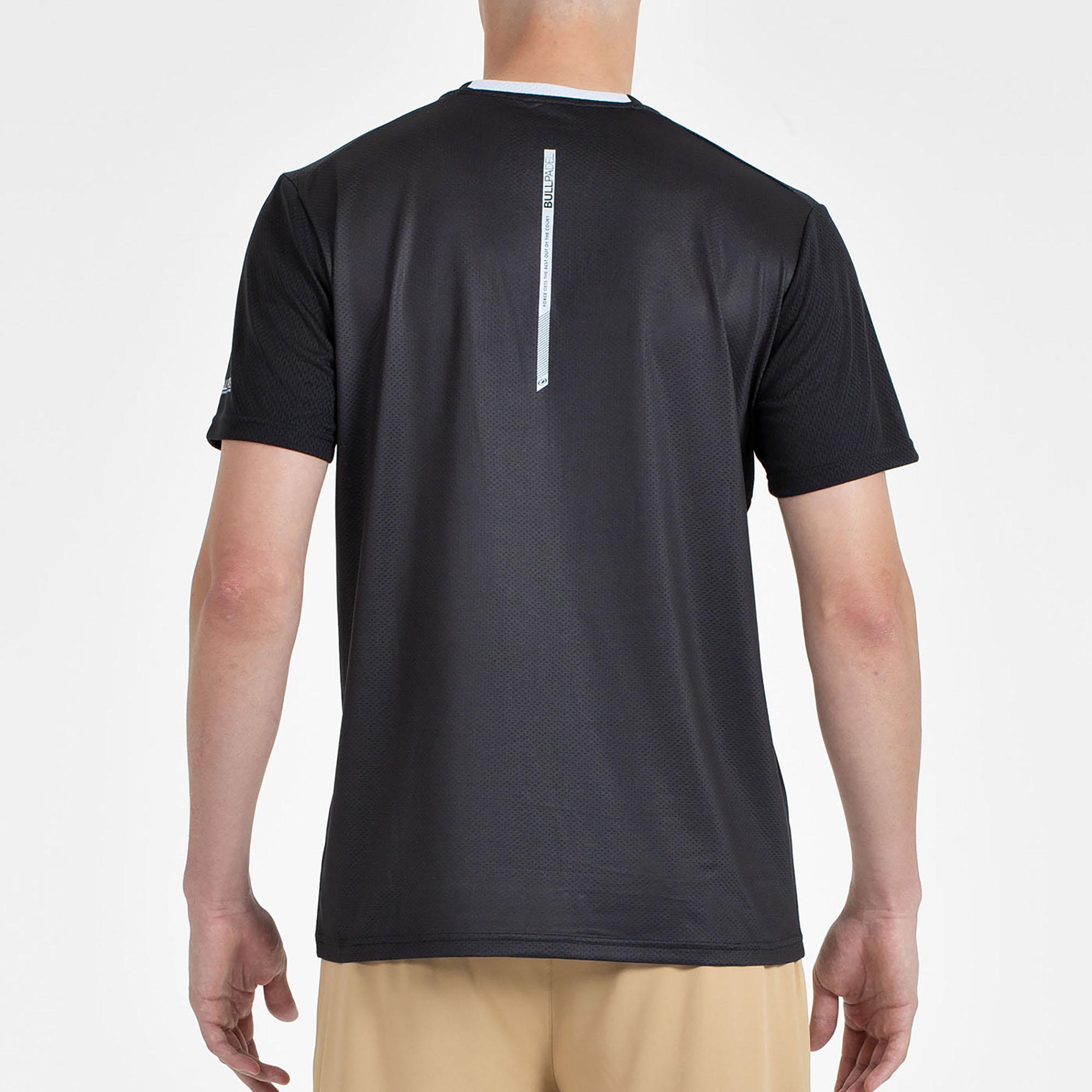 CASTIL 005 NEGRO CAMISETAS BULLPADEL - Imagen 3