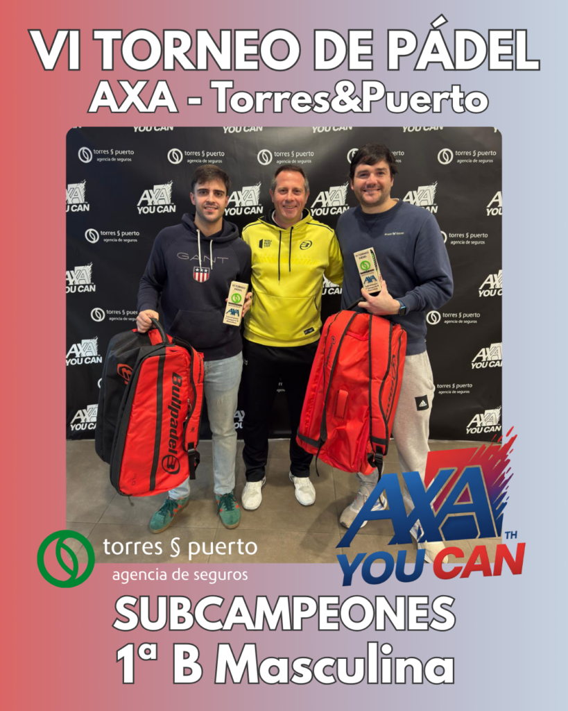 Subcampeones 1ª B Masculina