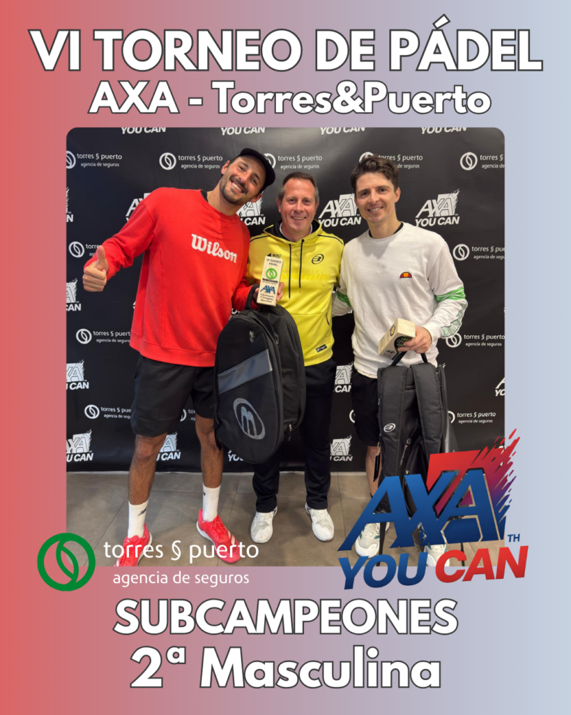 Subcampeones 2ª Masculina