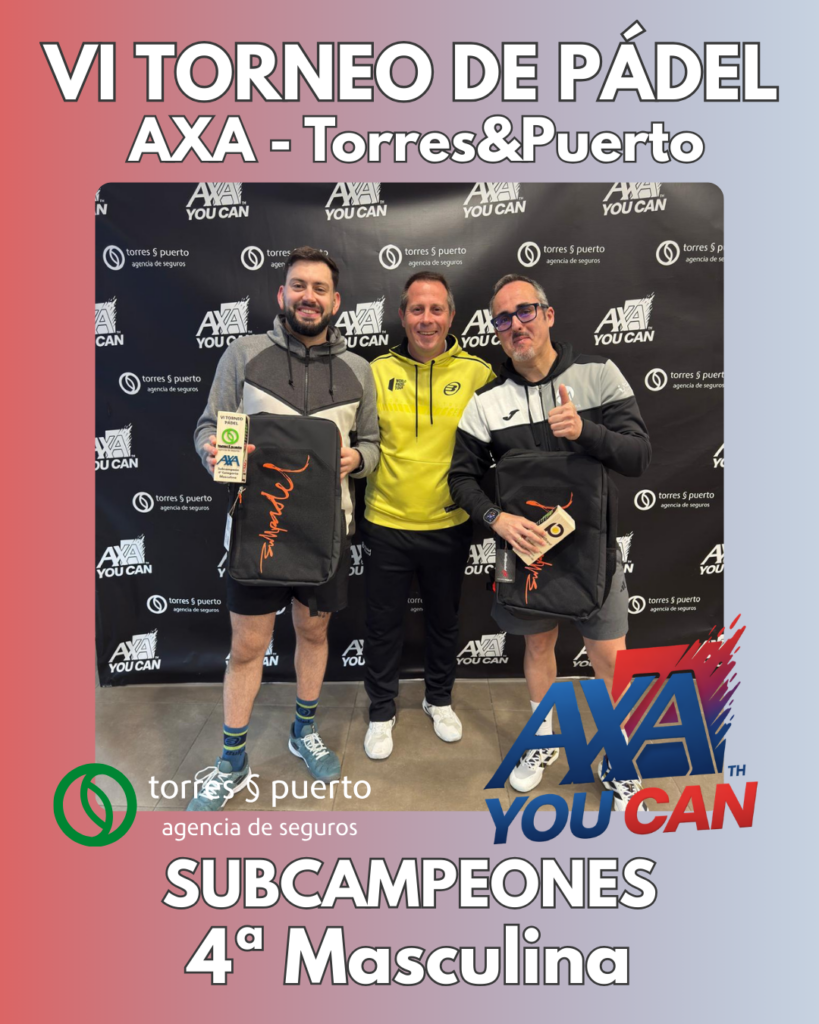 Subcampeones 4ª Masculina